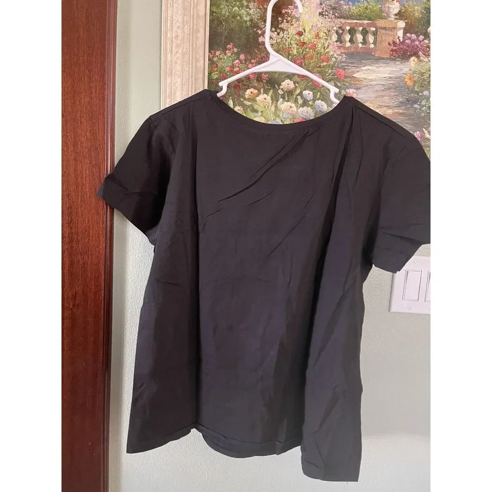 Women's Fashion Black Cotton Shirt size 3XL ~ New - Picture 5 of 9